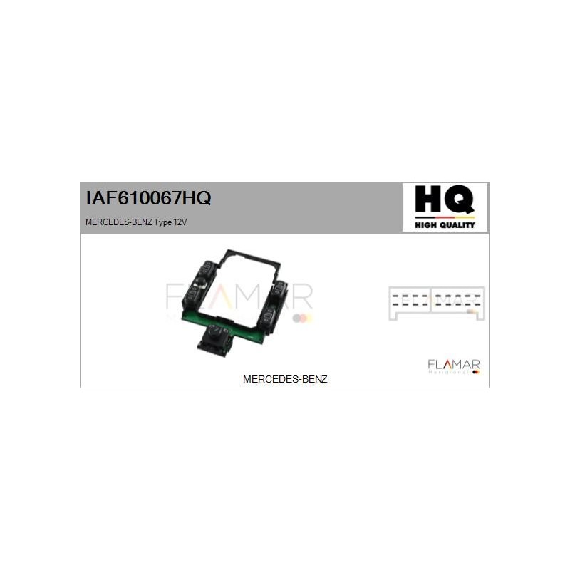 FLAMAR IAF610067HQ Interruptor, elevalunas - 1