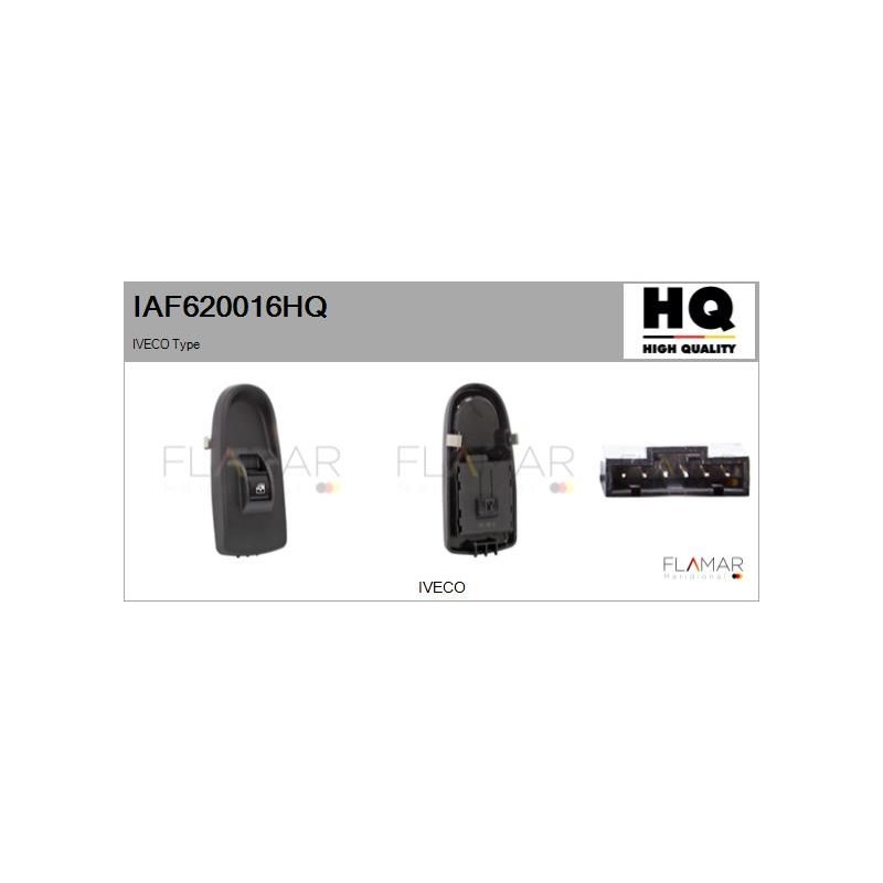 FLAMAR IAF620016HQ Interruptor, elevalunas - 1
