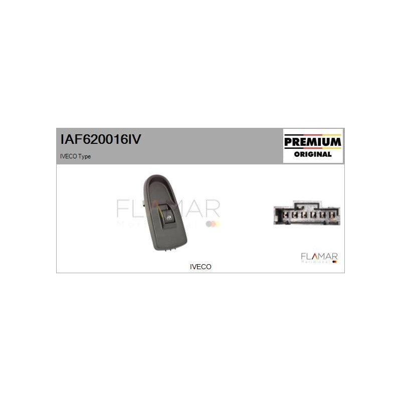 FLAMAR IAF620016IV Interruptor, elevalunas - 1