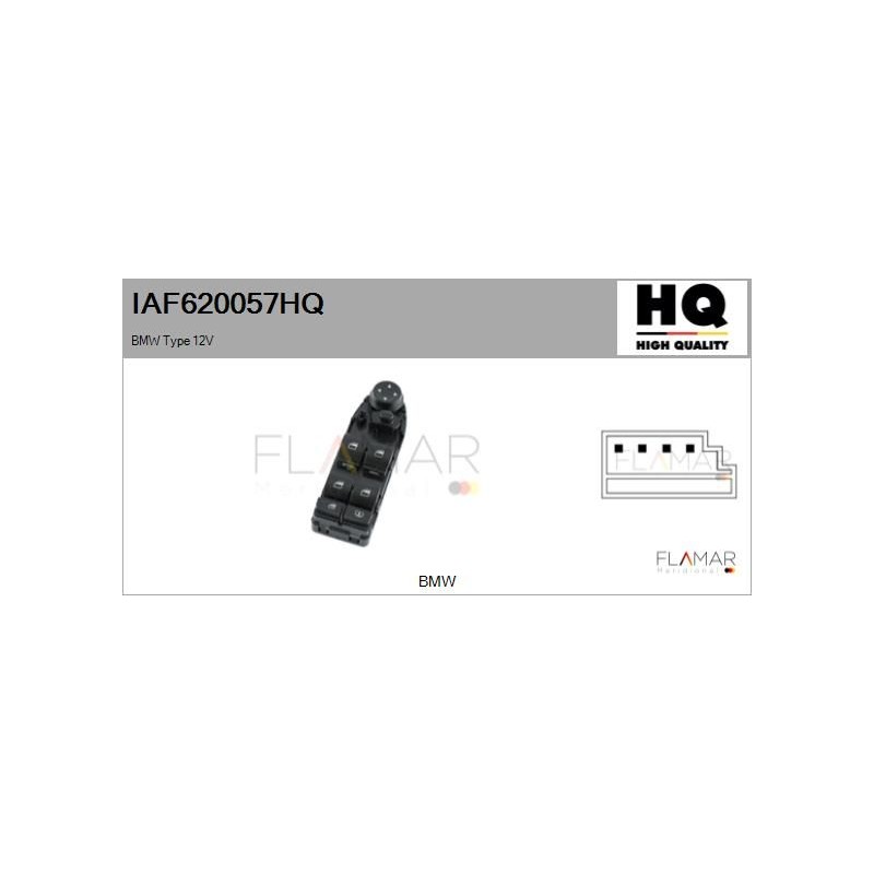 FLAMAR IAF620057HQ Interruptor, elevalunas - 1