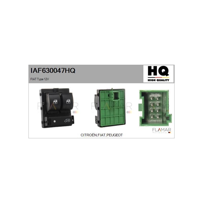 FLAMAR IAF630047HQ Interruptor, elevalunas - 1