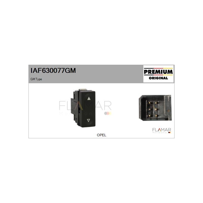 FLAMAR IAF630077GM Interruptor, elevalunas - 1