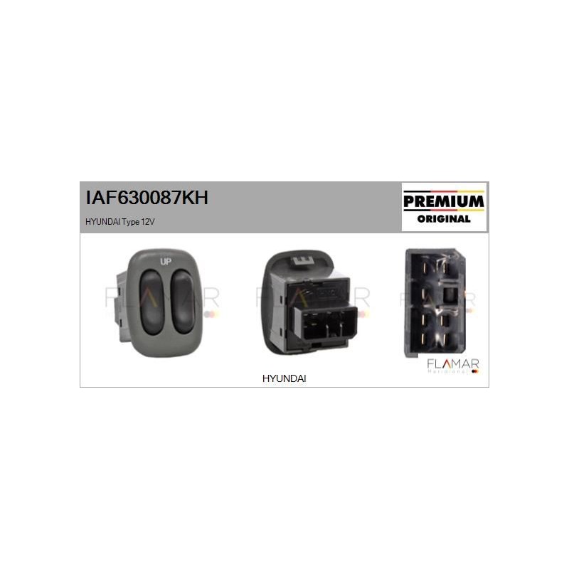 FLAMAR IAF630087KH Interruptor, elevalunas - 1
