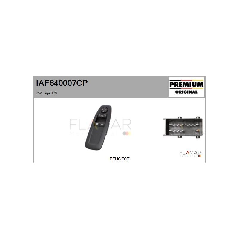 FLAMAR IAF640007CP Interruptor, elevalunas - 1