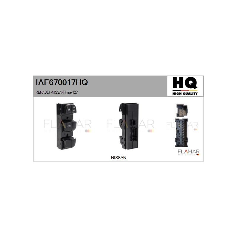 FLAMAR IAF670017HQ Interruptor, elevalunas - 1
