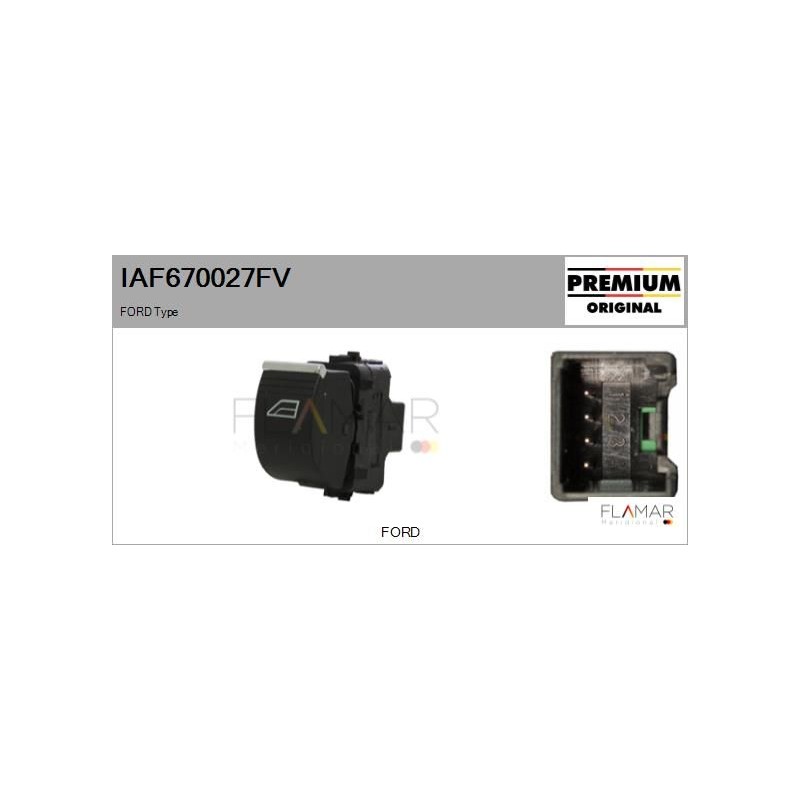 FLAMAR IAF670027FV Interruptor, elevalunas - 1