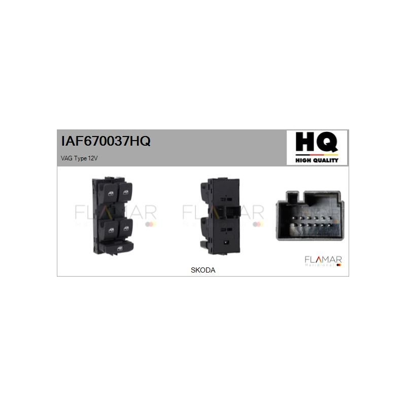 FLAMAR IAF670037HQ Interruptor, elevalunas - 1