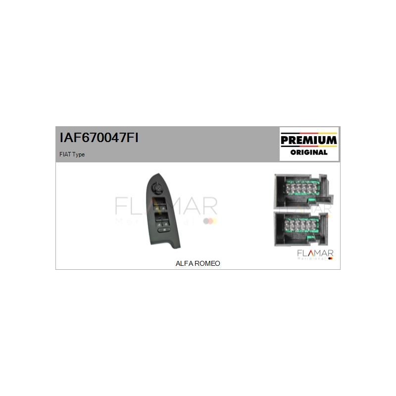 FLAMAR IAF670047FI Interruptor, elevalunas - 1