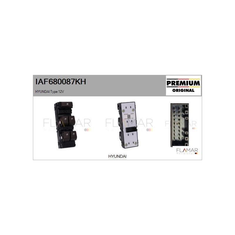 FLAMAR IAF680087KH Interruptor, elevalunas - 1