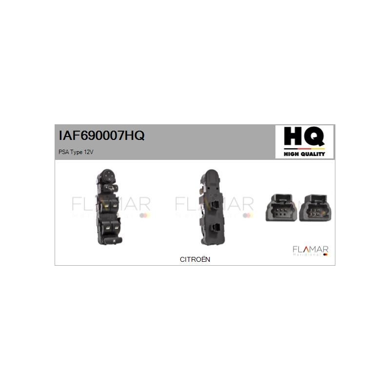FLAMAR IAF690007HQ Interruptor, elevalunas - 1