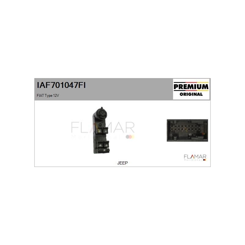 FLAMAR IAF701047FI Interruptor, elevalunas - 1