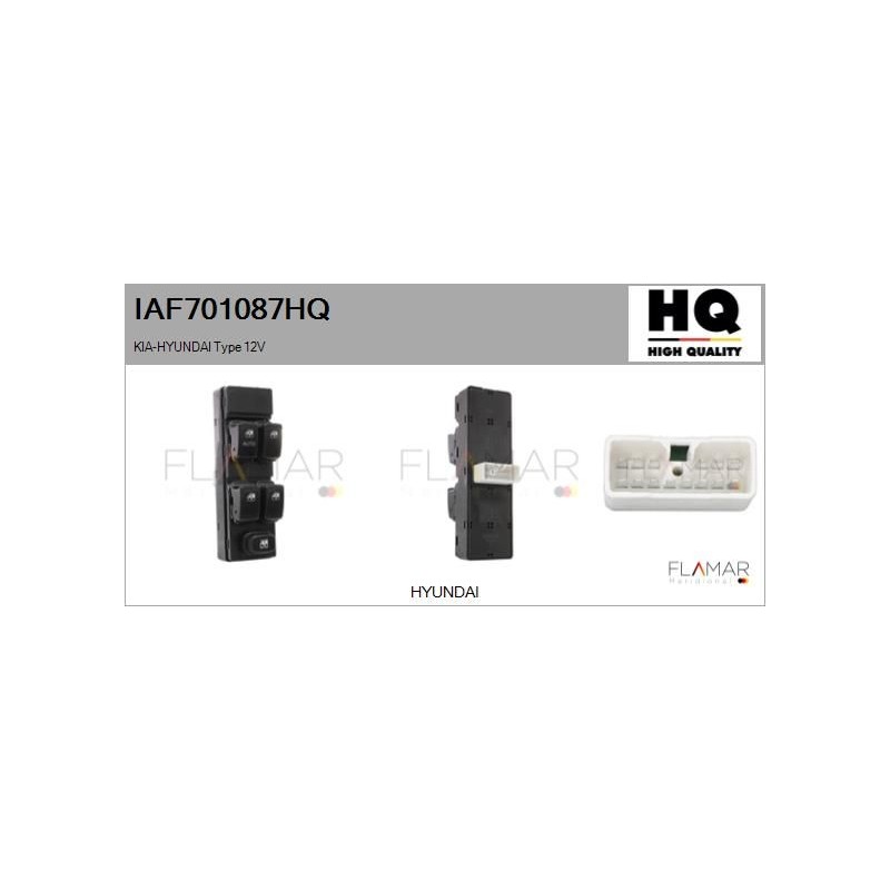 FLAMAR IAF701087HQ Interruptor, elevalunas - 1
