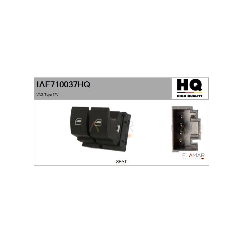 FLAMAR IAF710037HQ Interruptor, elevalunas - 1