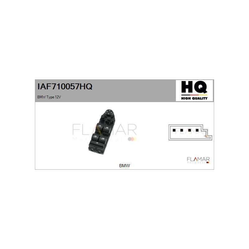 FLAMAR IAF710057HQ Interruptor, elevalunas - 1