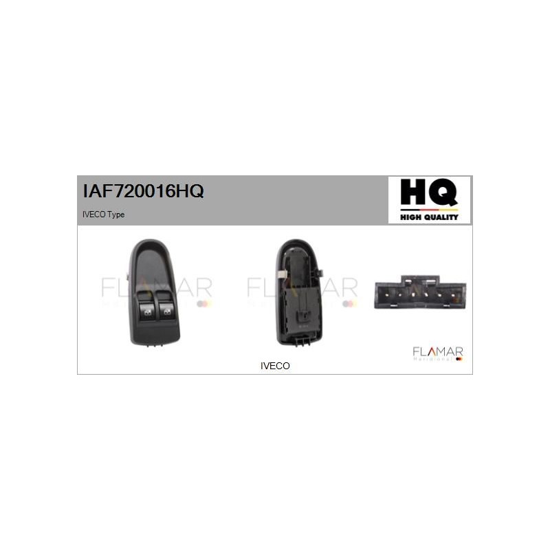 FLAMAR IAF720016HQ Interruptor, elevalunas - 1