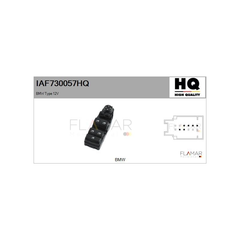FLAMAR IAF730057HQ Interruptor, elevalunas - 1