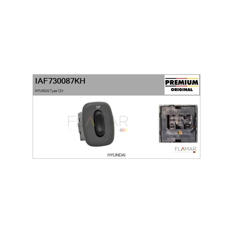 FLAMAR IAF730087KH Interruptor, elevalunas - 1