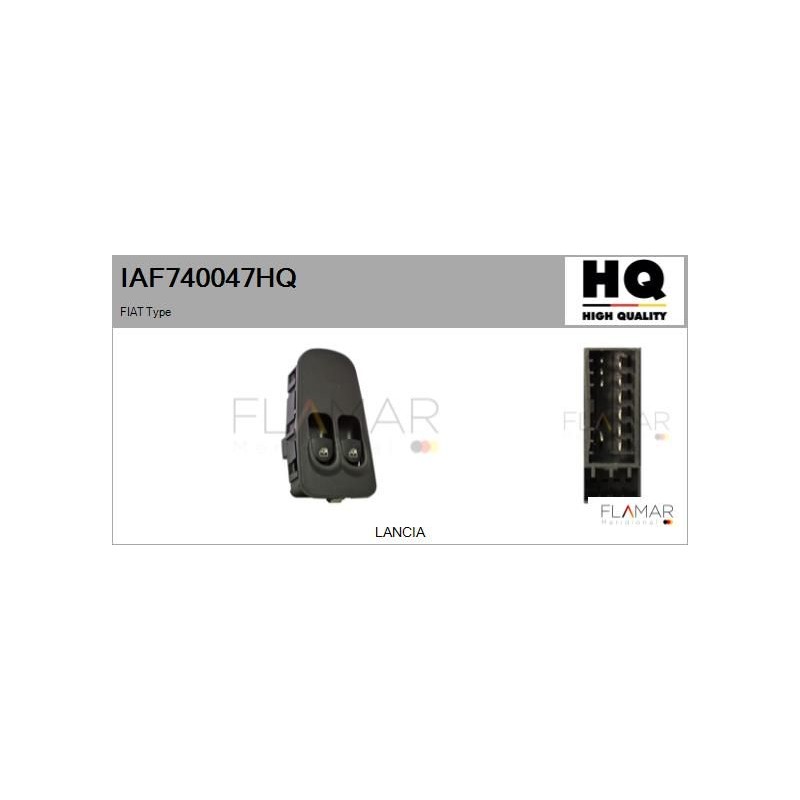 FLAMAR IAF740047HQ Interruptor, elevalunas - 1