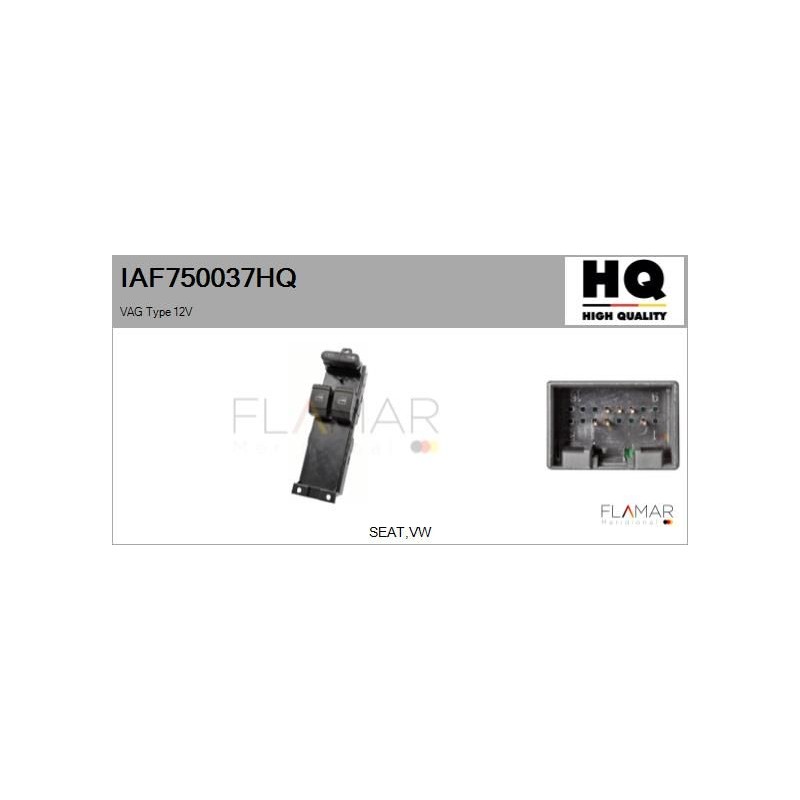 FLAMAR IAF750037HQ Interruptor, elevalunas - 1