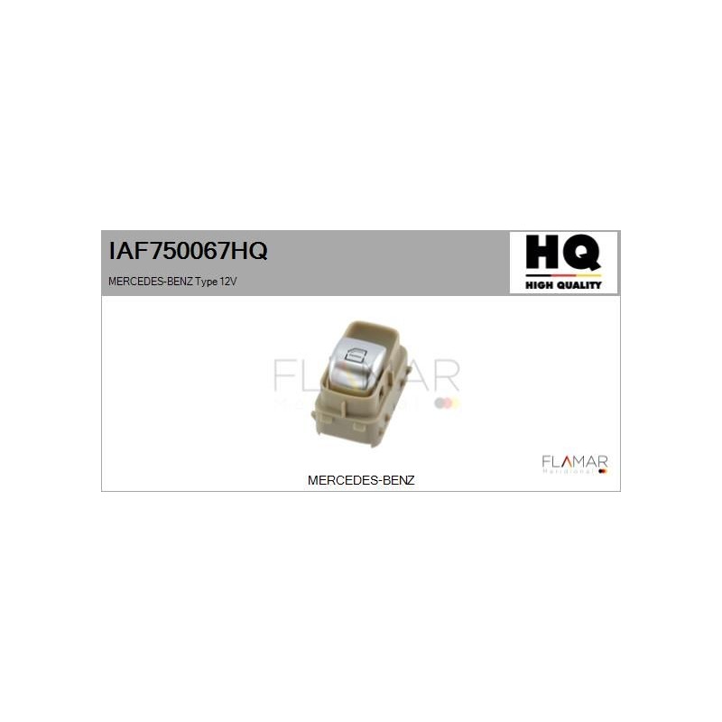 FLAMAR IAF750067HQ Interruptor, elevalunas - 1