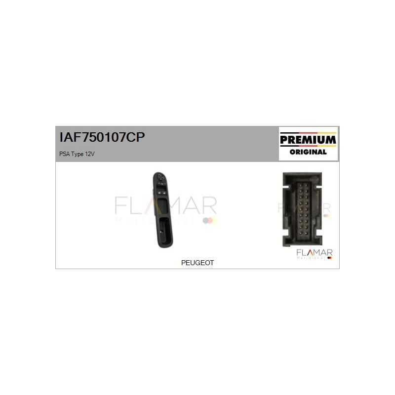 FLAMAR IAF750107CP Interruptor, elevalunas - 1