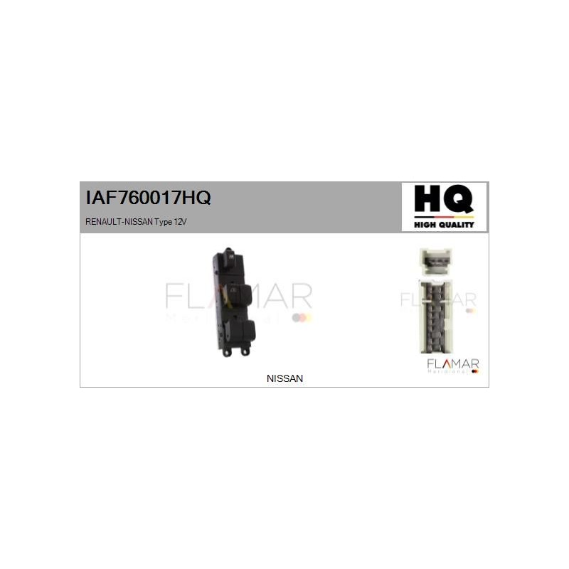FLAMAR IAF760017HQ Interruptor, elevalunas - 1
