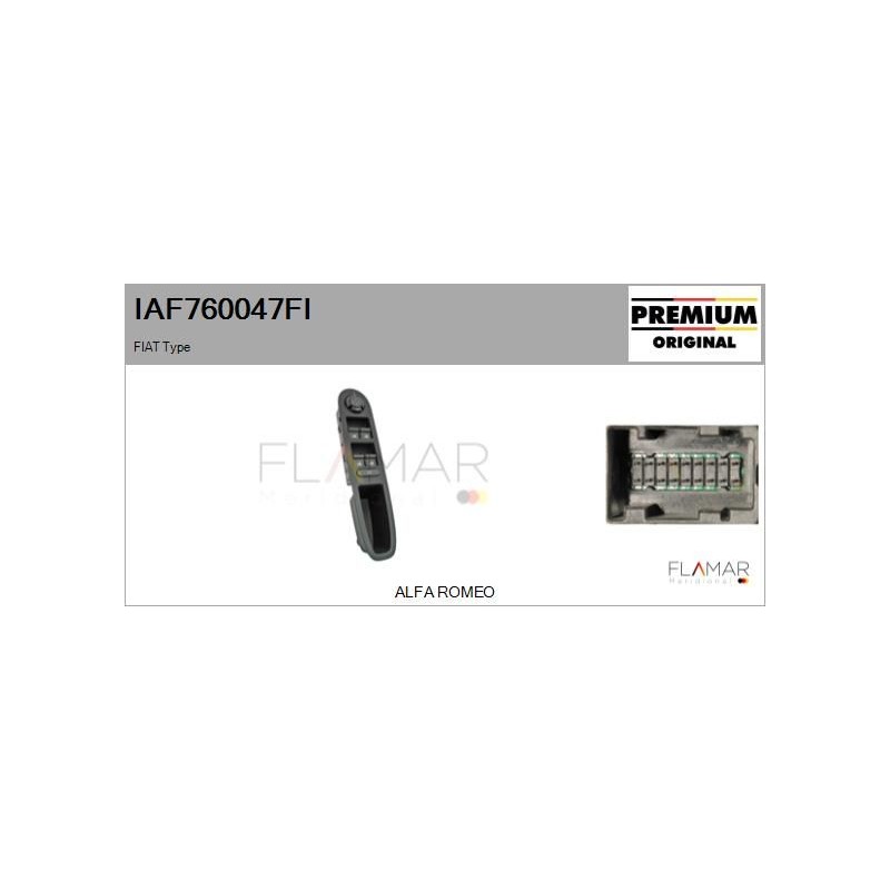 FLAMAR IAF760047FI Interruptor, elevalunas - 1