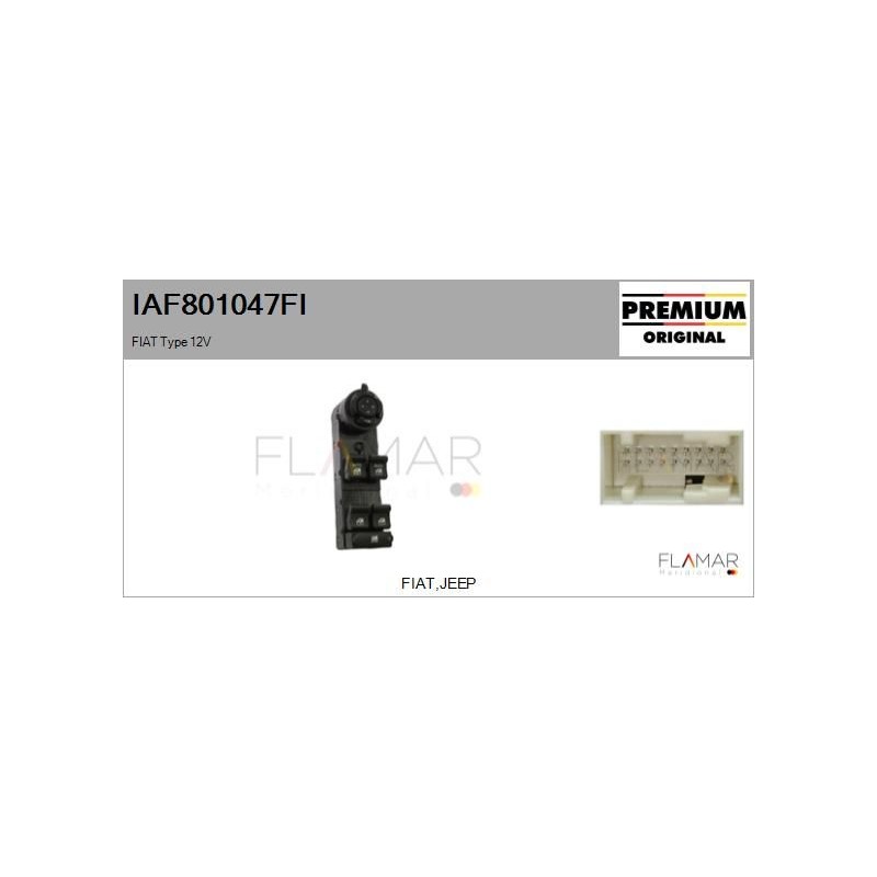FLAMAR IAF801047FI Interruptor, elevalunas - 1
