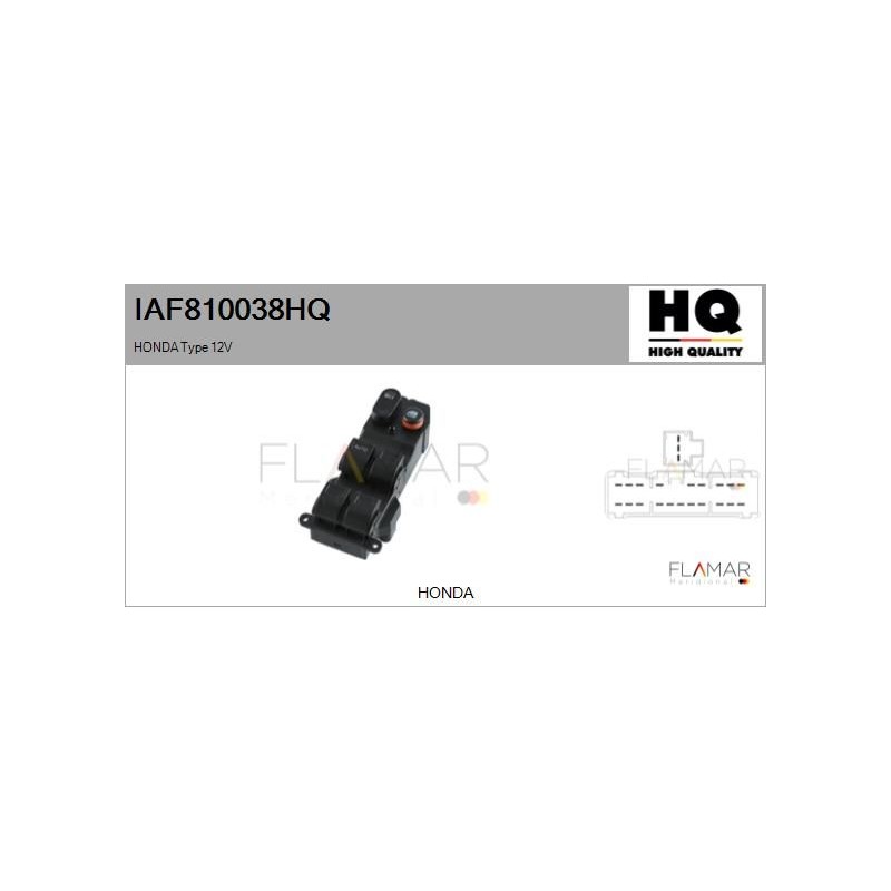 FLAMAR IAF810038HQ Interruptor, elevalunas - 1