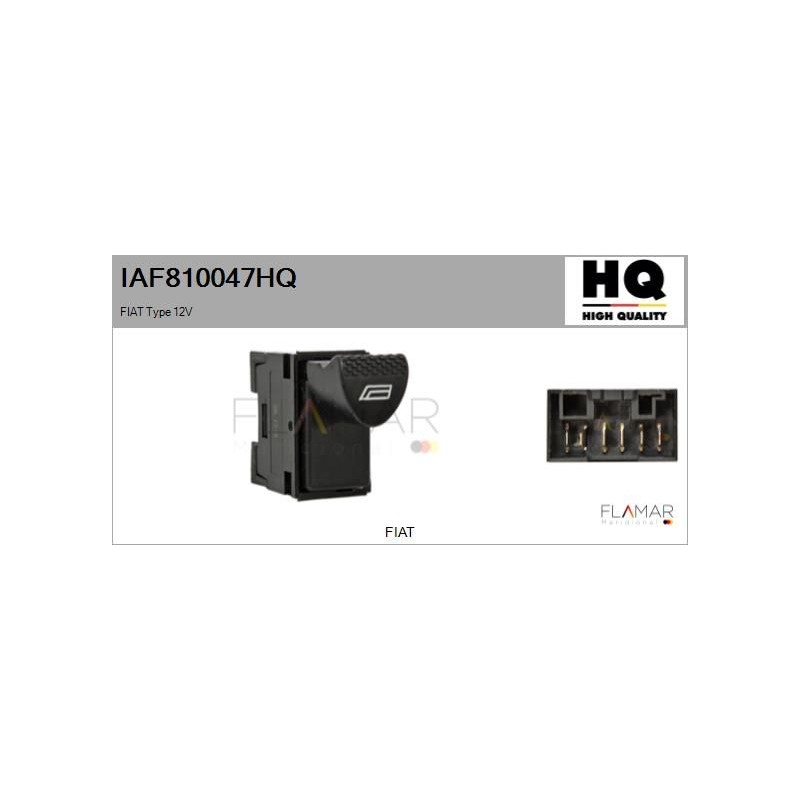 FLAMAR IAF810047HQ Interruptor, elevalunas - 1