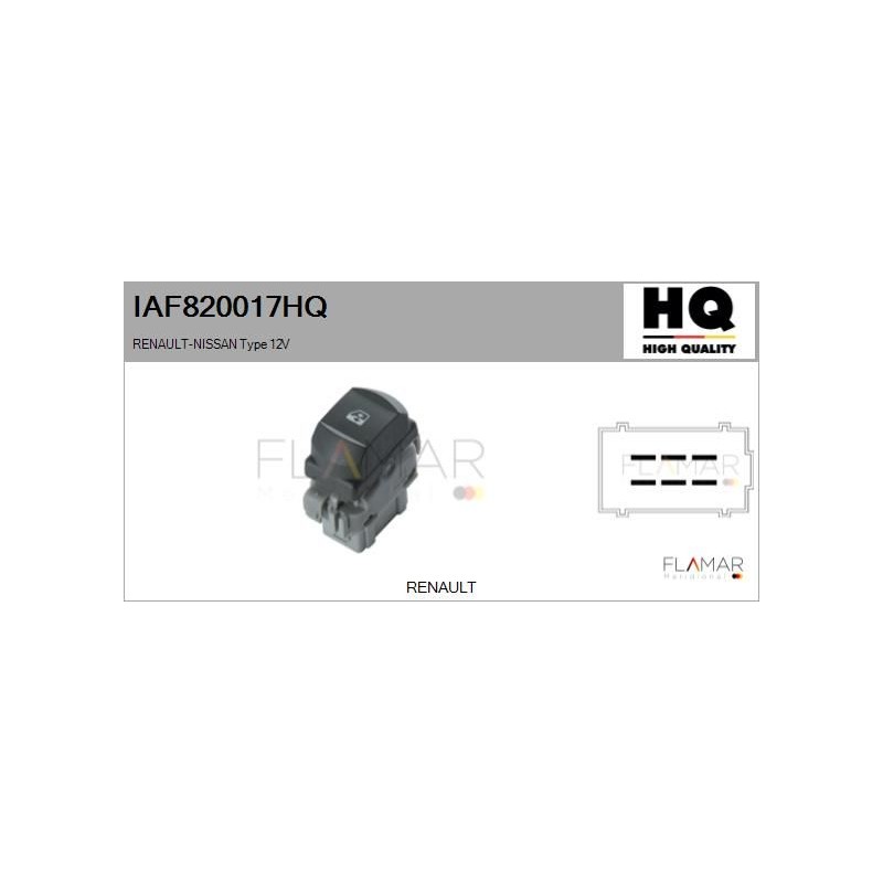 FLAMAR IAF820017HQ Interruptor, elevalunas - 1