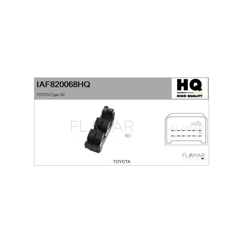 FLAMAR IAF820068HQ Interruptor, elevalunas - 1