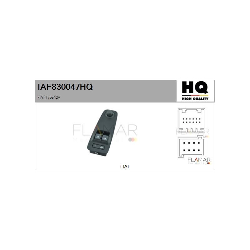 FLAMAR IAF830047HQ Interruptor, elevalunas - 1