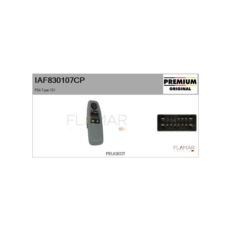 FLAMAR IAF830107CP Interruptor, elevalunas - 1
