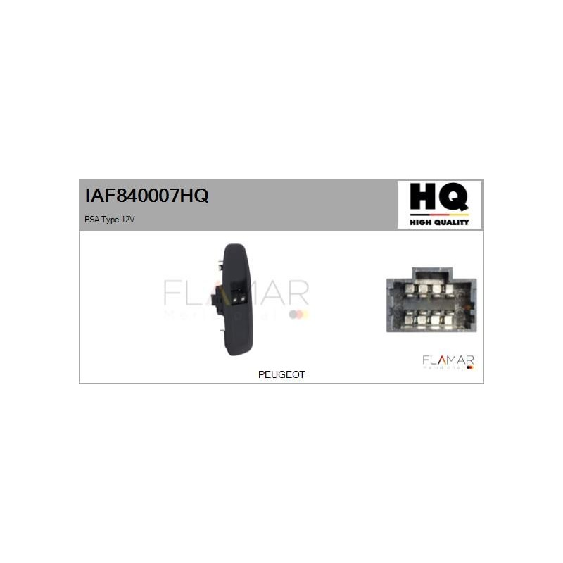 FLAMAR IAF840007HQ Interruptor, elevalunas - 1