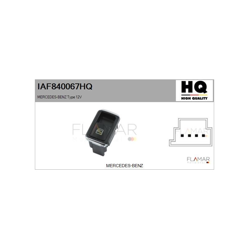 FLAMAR IAF840067HQ Interruptor, elevalunas - 1