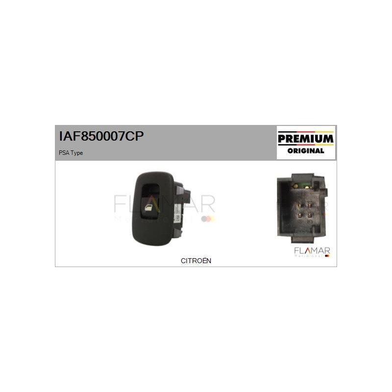 FLAMAR IAF850007CP Interruptor, elevalunas - 1