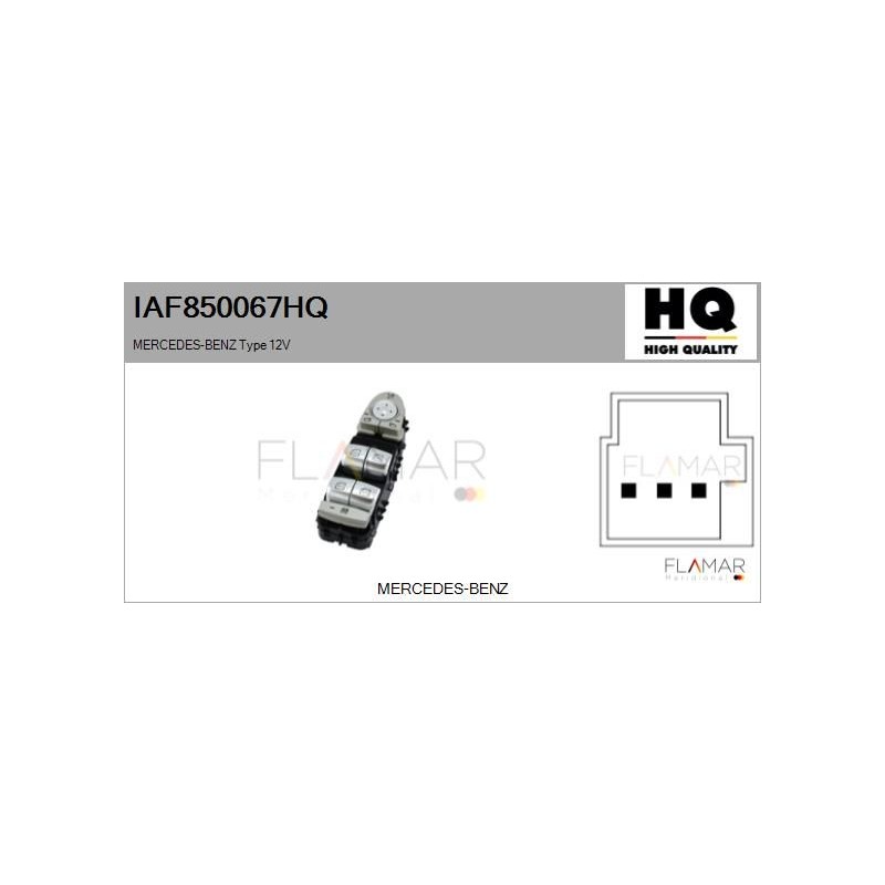 FLAMAR IAF850067HQ Interruptor, elevalunas - 1
