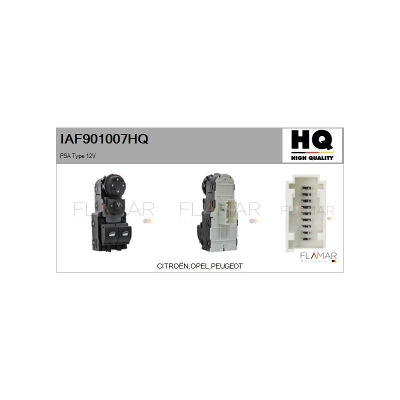 FLAMAR IAF901007HQ Interruptor, elevalunas - 1