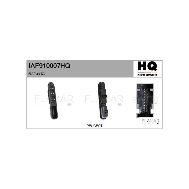 FLAMAR IAF910007HQ Interruptor, elevalunas - 1