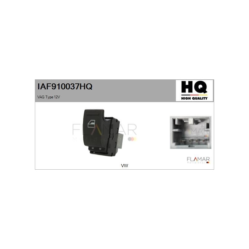 FLAMAR IAF910037HQ Interruptor, elevalunas - 1