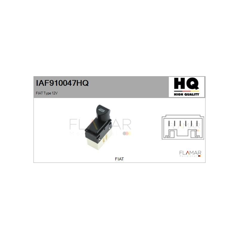 FLAMAR IAF910047HQ Interruptor, elevalunas - 1