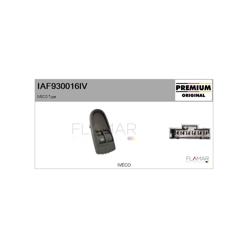 FLAMAR IAF930016IV Interruptor, elevalunas - 1