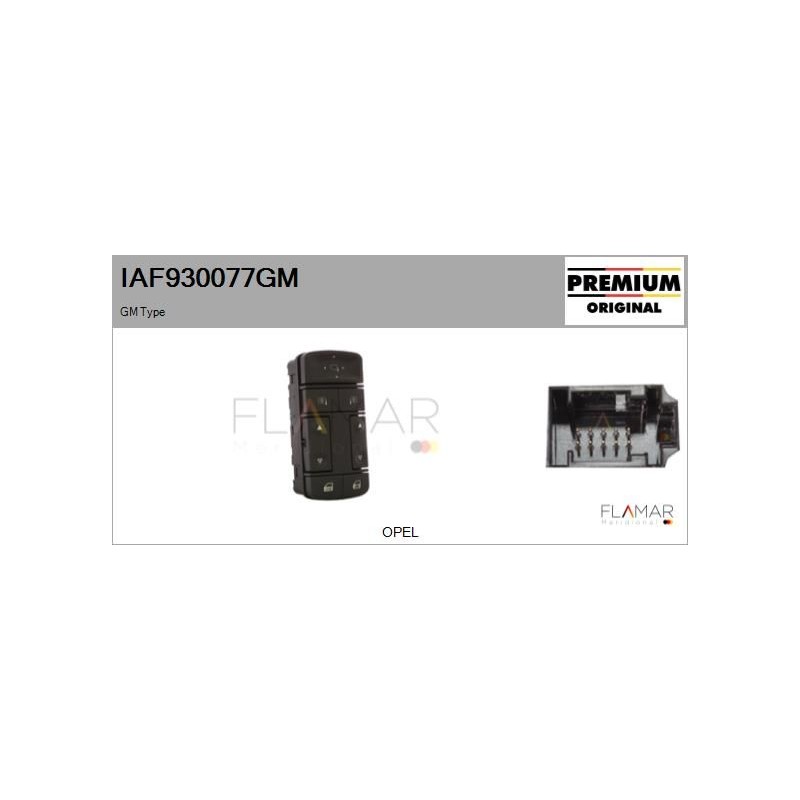 FLAMAR IAF930077GM Interruptor, elevalunas - 1