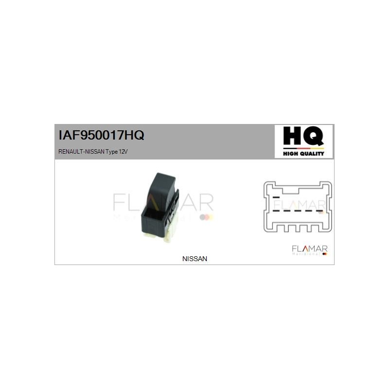 FLAMAR IAF950017HQ Interruptor, elevalunas - 1