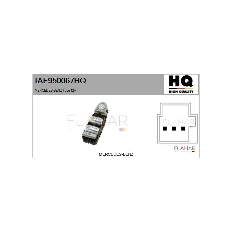 FLAMAR IAF950067HQ Interruptor, elevalunas - 1