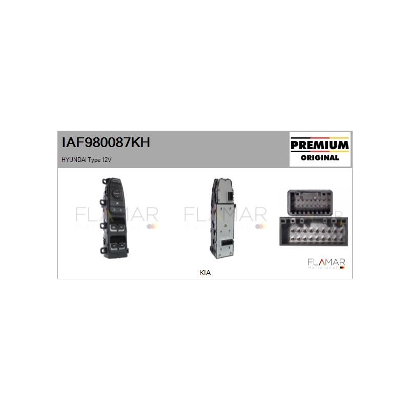 FLAMAR IAF980087KH Interruptor, elevalunas - 1