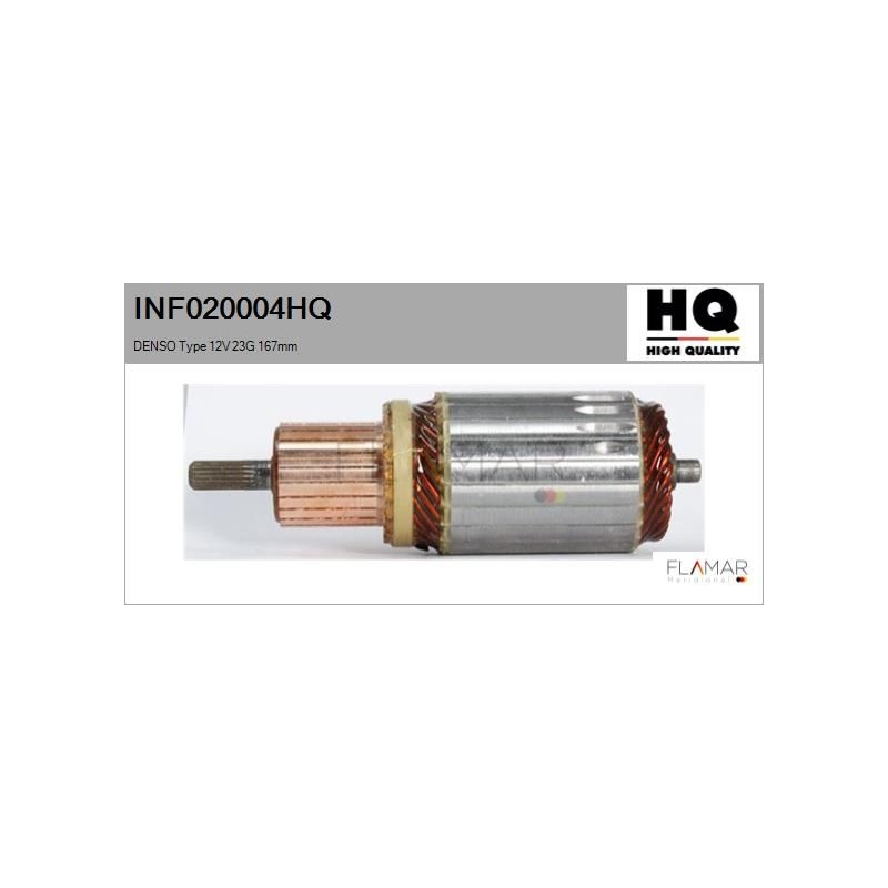 FLAMAR INF020004HQ Inducido, motor de arranque - 1