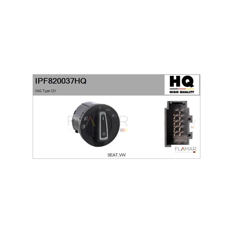FLAMAR IPF820037HQ Interruptor, luz principal - 1