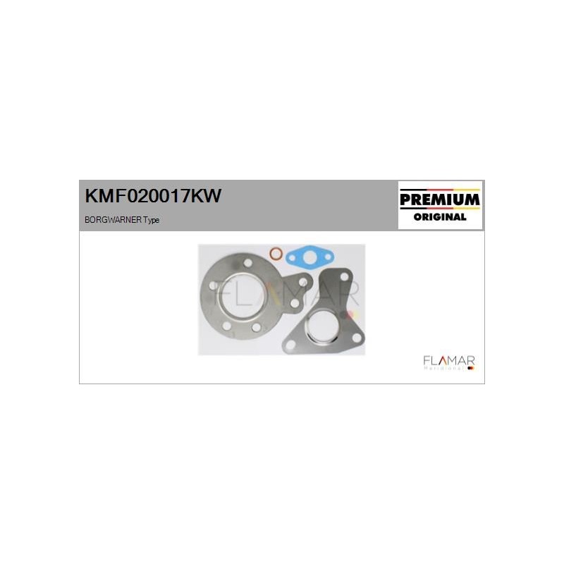 FLAMAR KMF020017KW Juego de montaje, turbocompresor